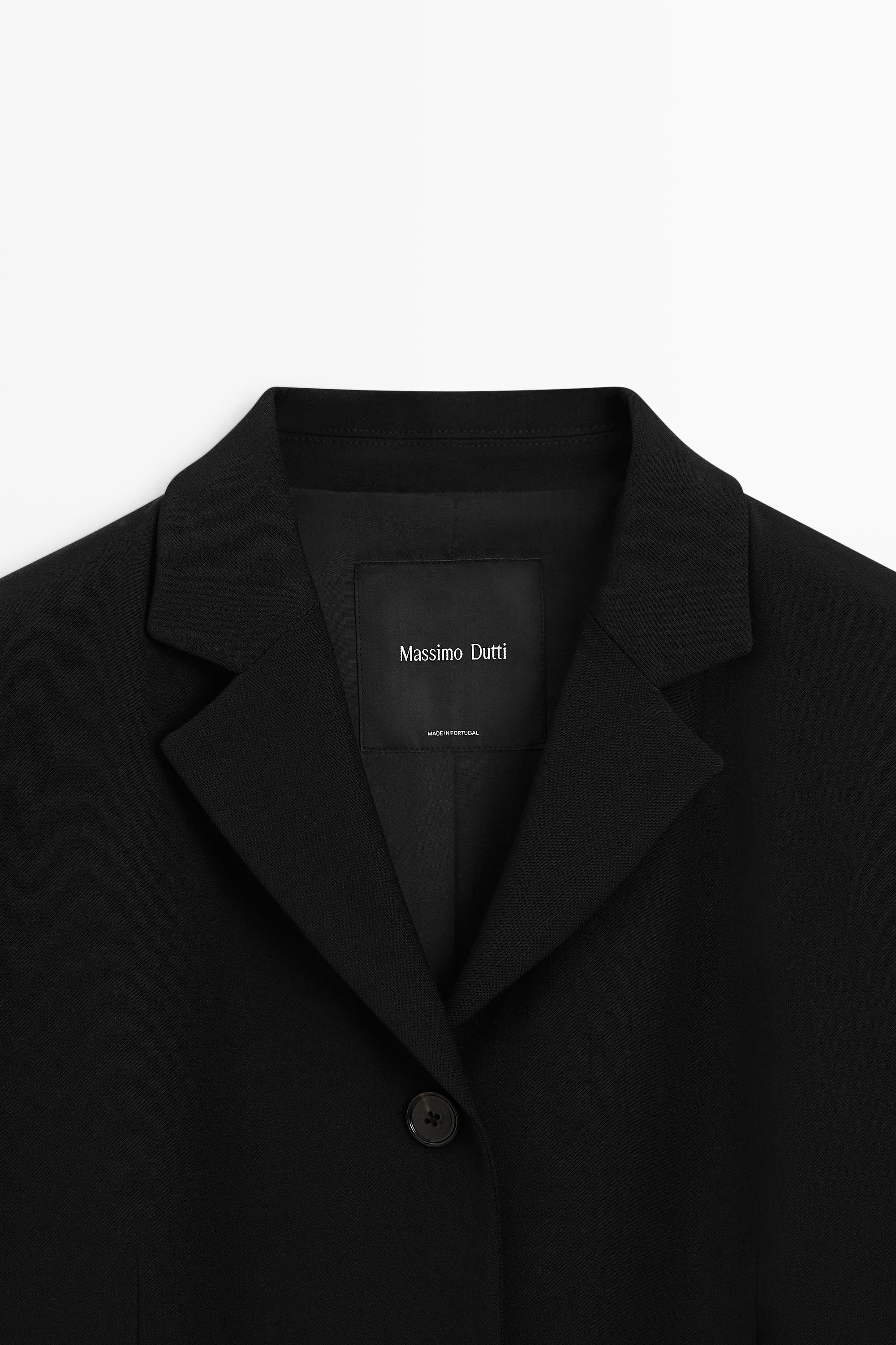 Wool blend coat
