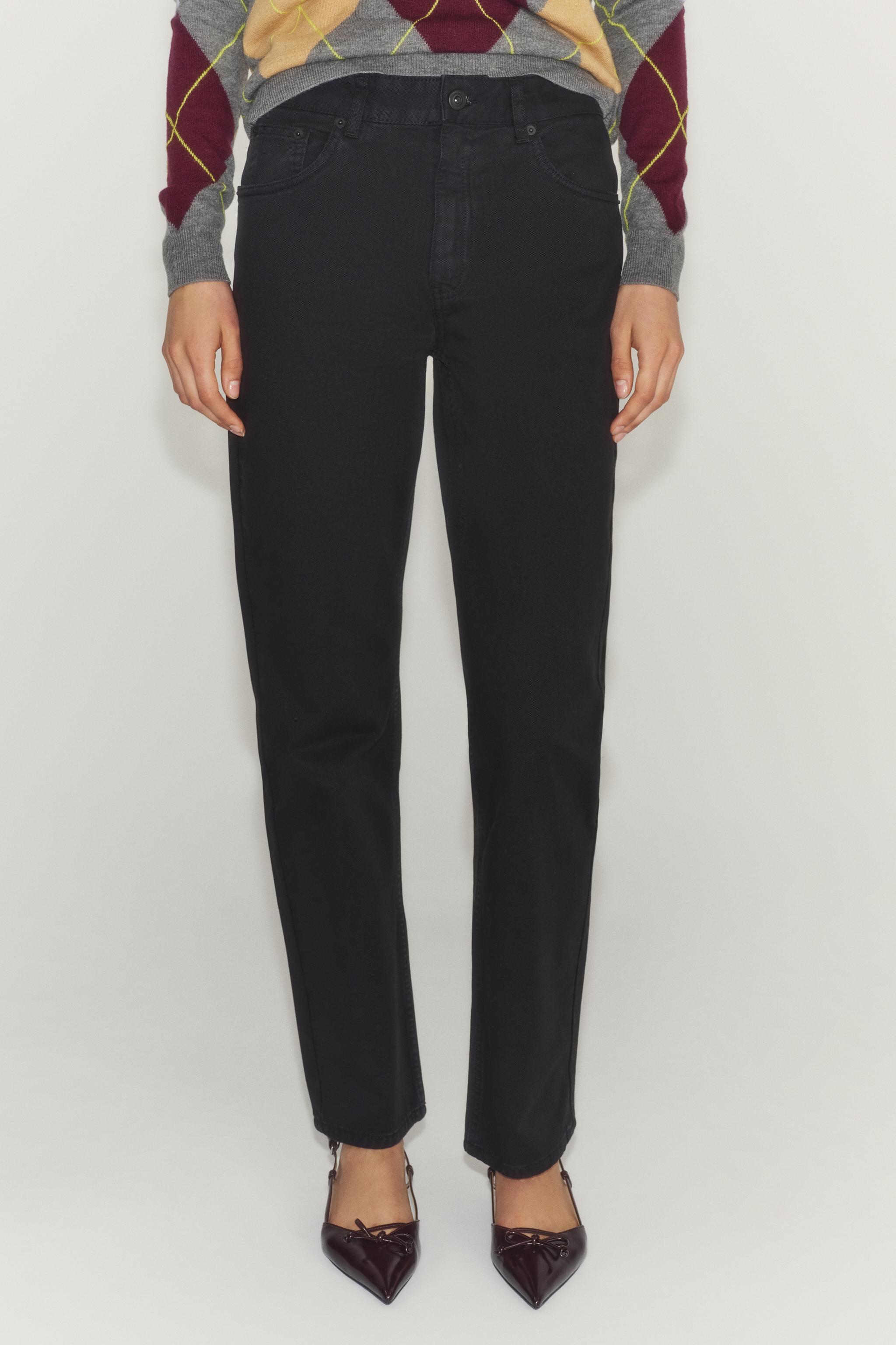 Женские джинсы Zara ZW COLLECTION MID-RISE WIDE LEG JEANS — фото 2