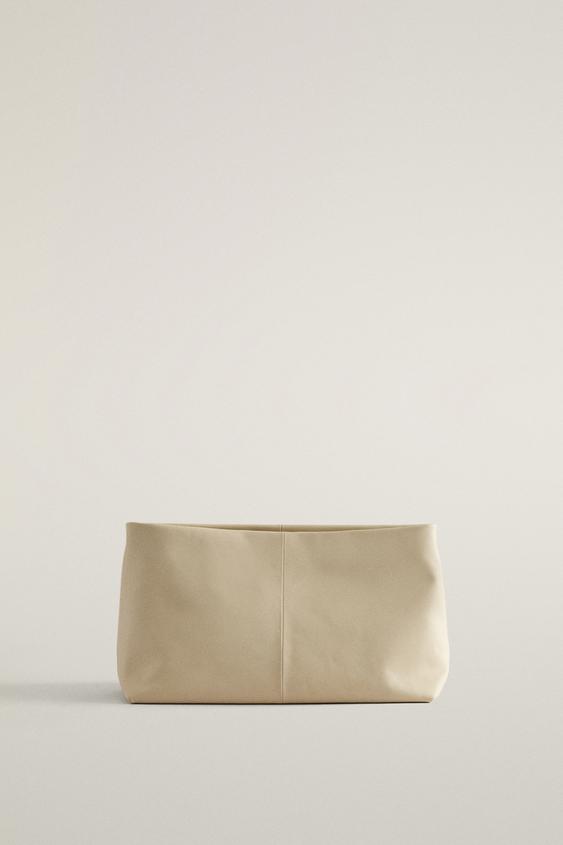 Zara NAPA LEATHER MAKEUP BAG -  - Image 0