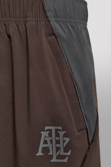 PANTALON TECHNIQUE COLOR BLOCK FOOTBALL - Bordeaux de Zara - Image 8