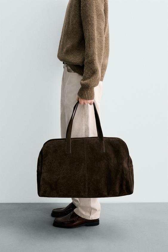 XL LEATHER TRAVEL BAG