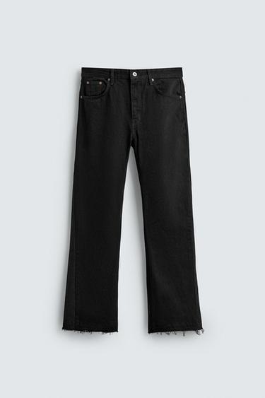 JEANS FLARE FIT - Negro de Zara