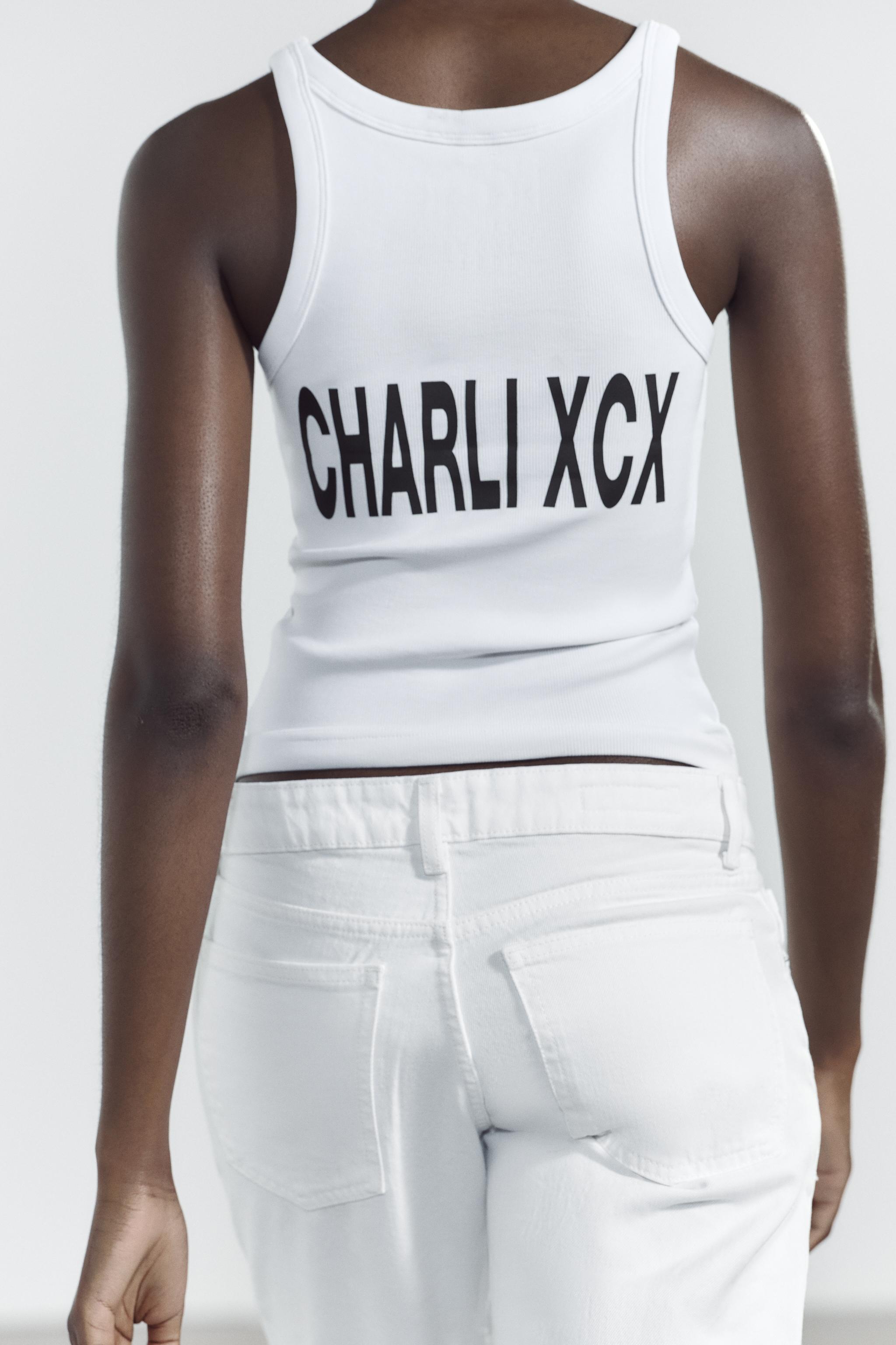 CHARLI XCX ZARA ストラップトップス ZARA CHARLI XCXストラップトップス 4174/381 (ZARA/トップス