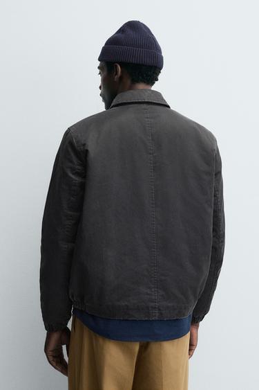 VESTE FINITION CIRÉE - Gris foncé de Zara - Image 2