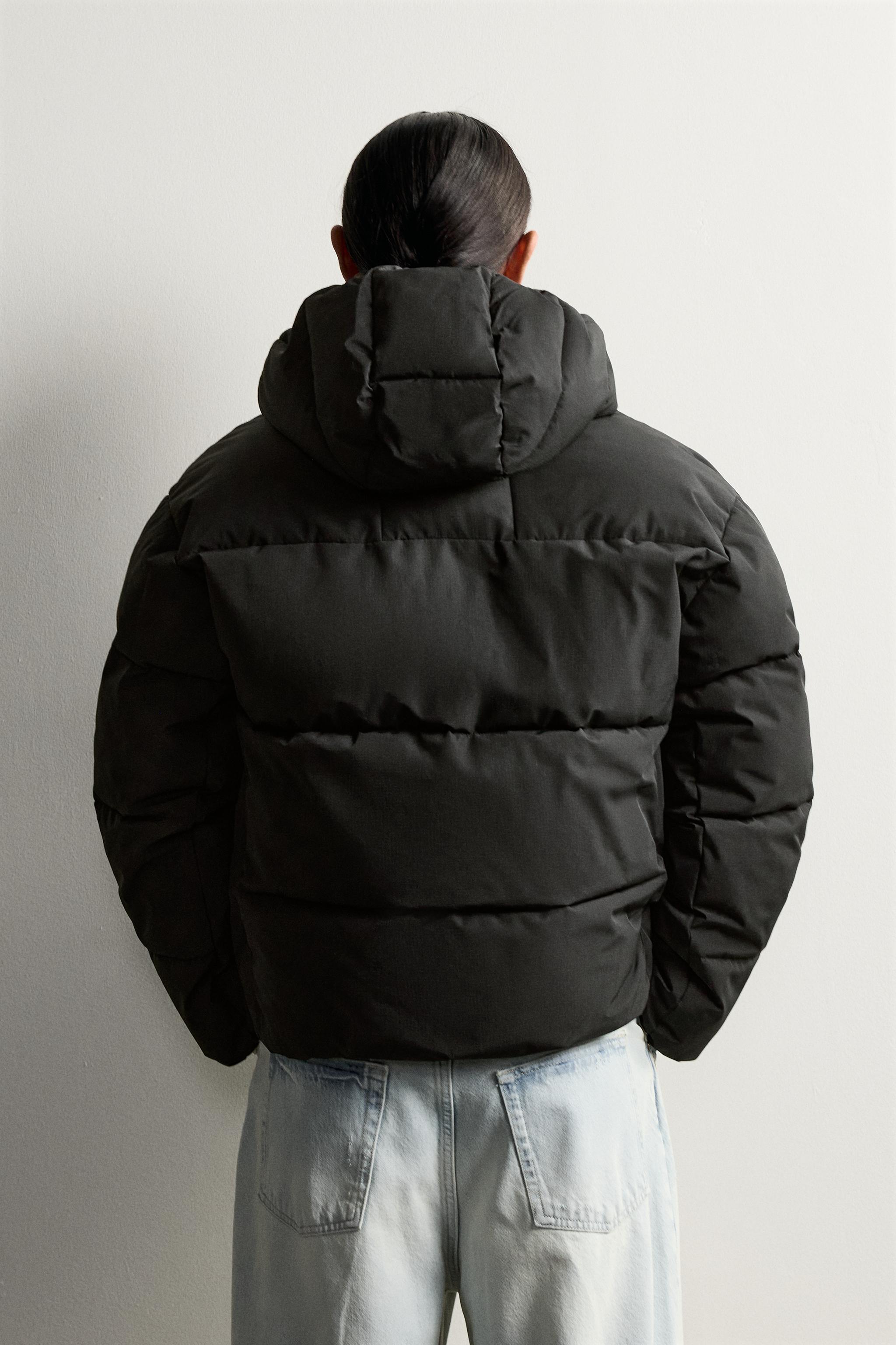 Zara RELAXED FIT KAPÜŞONLU KAPİTONE CEKET görsel 3