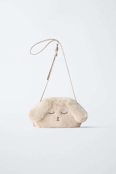 BANDOLERA PELO CONEJITO - Blanco Crudo de Zara - Imagen 0