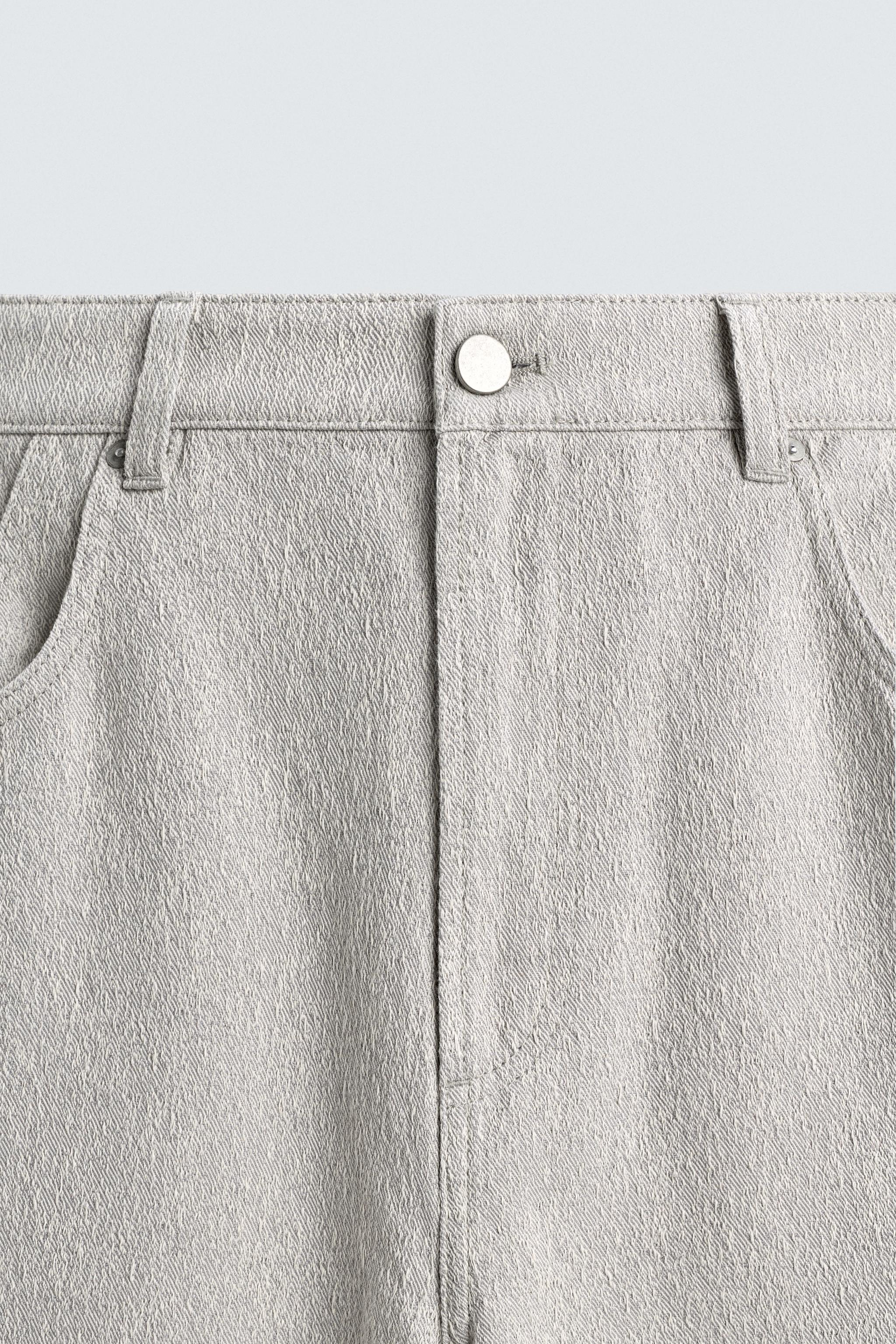 PANTALON STRAIGHT FIT JACQUARD