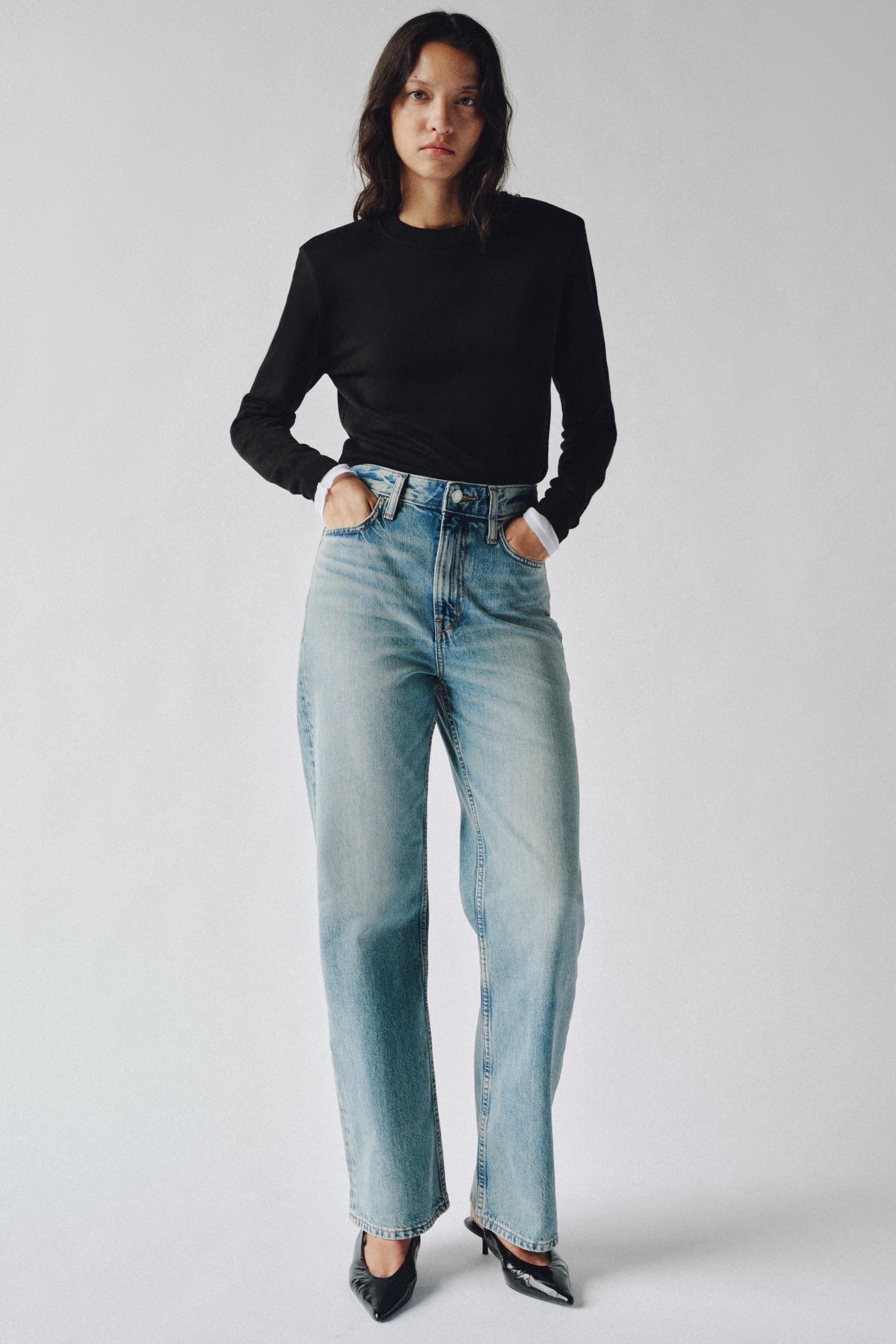 JEANS ZW COLLECTION straight fit TAILLE HAUTE