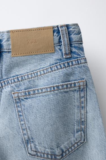 RHINESTONE BARREL JEANS - Light blue by Zara - Image 3