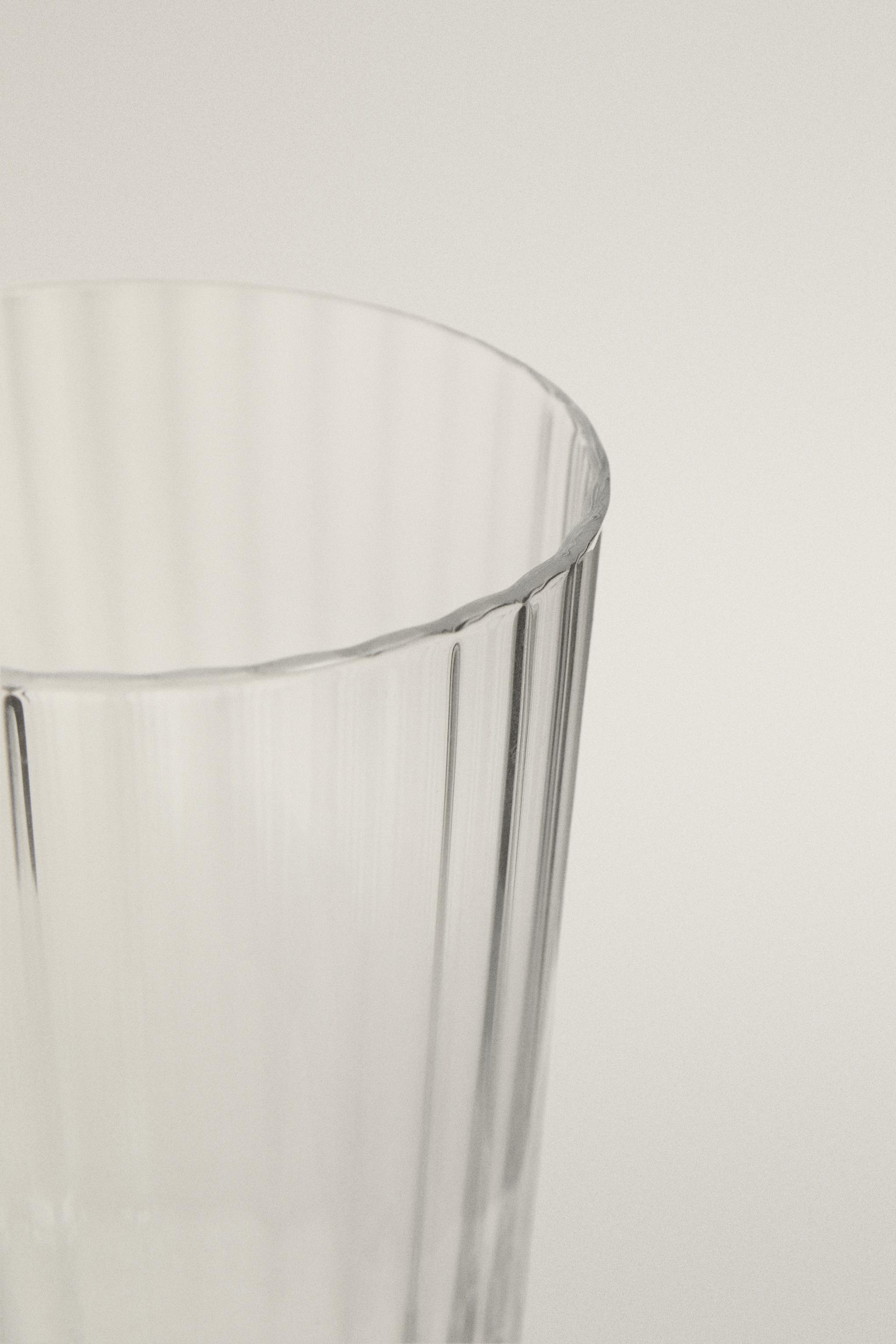 VERRE À SODA RECYCLABLE LIGNES