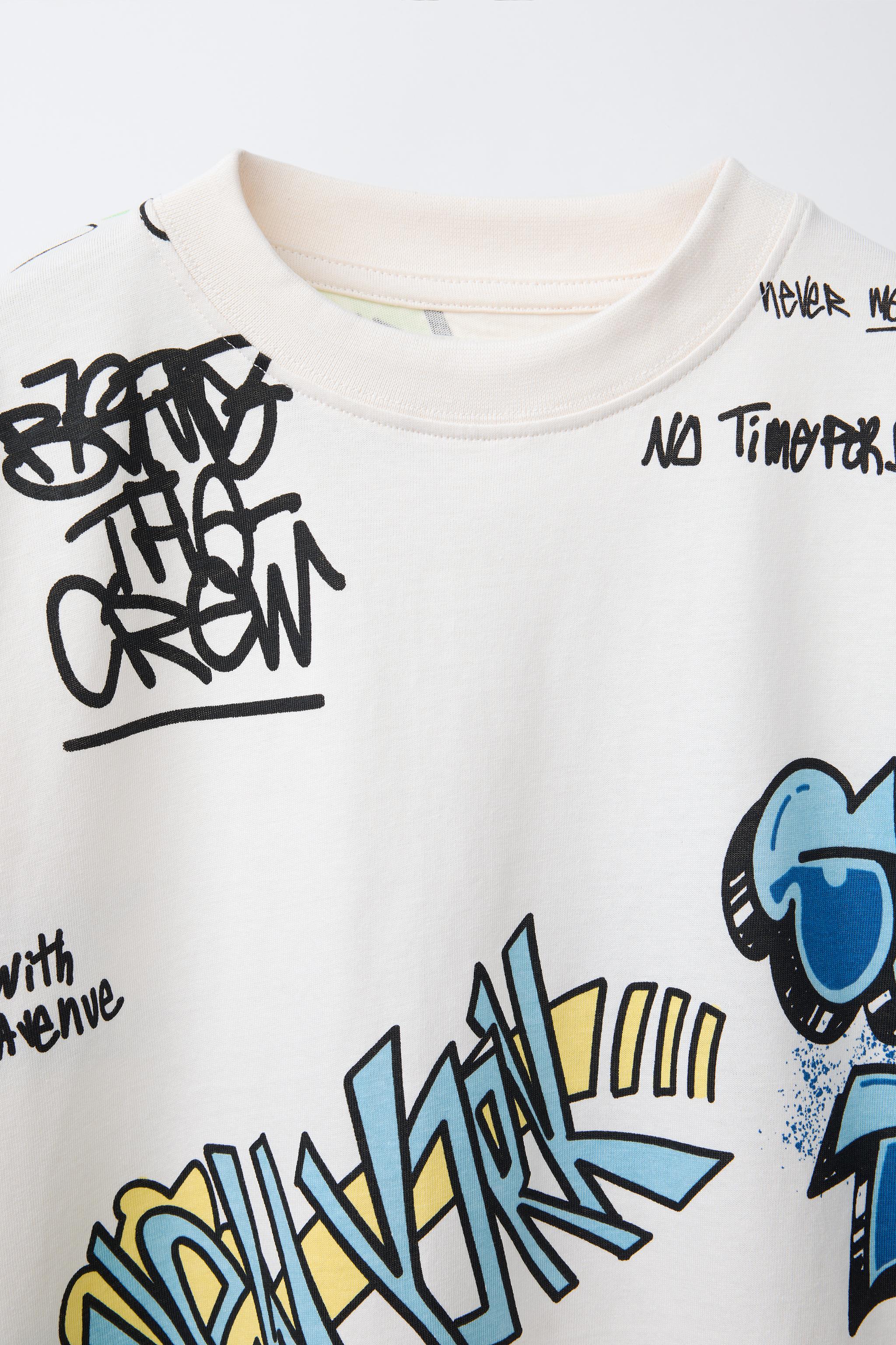 【関税・送料込】Side opening gravity printed t-shirts - 1164 Buy White Tshirts for Women by Shein Online | sheinindia.in