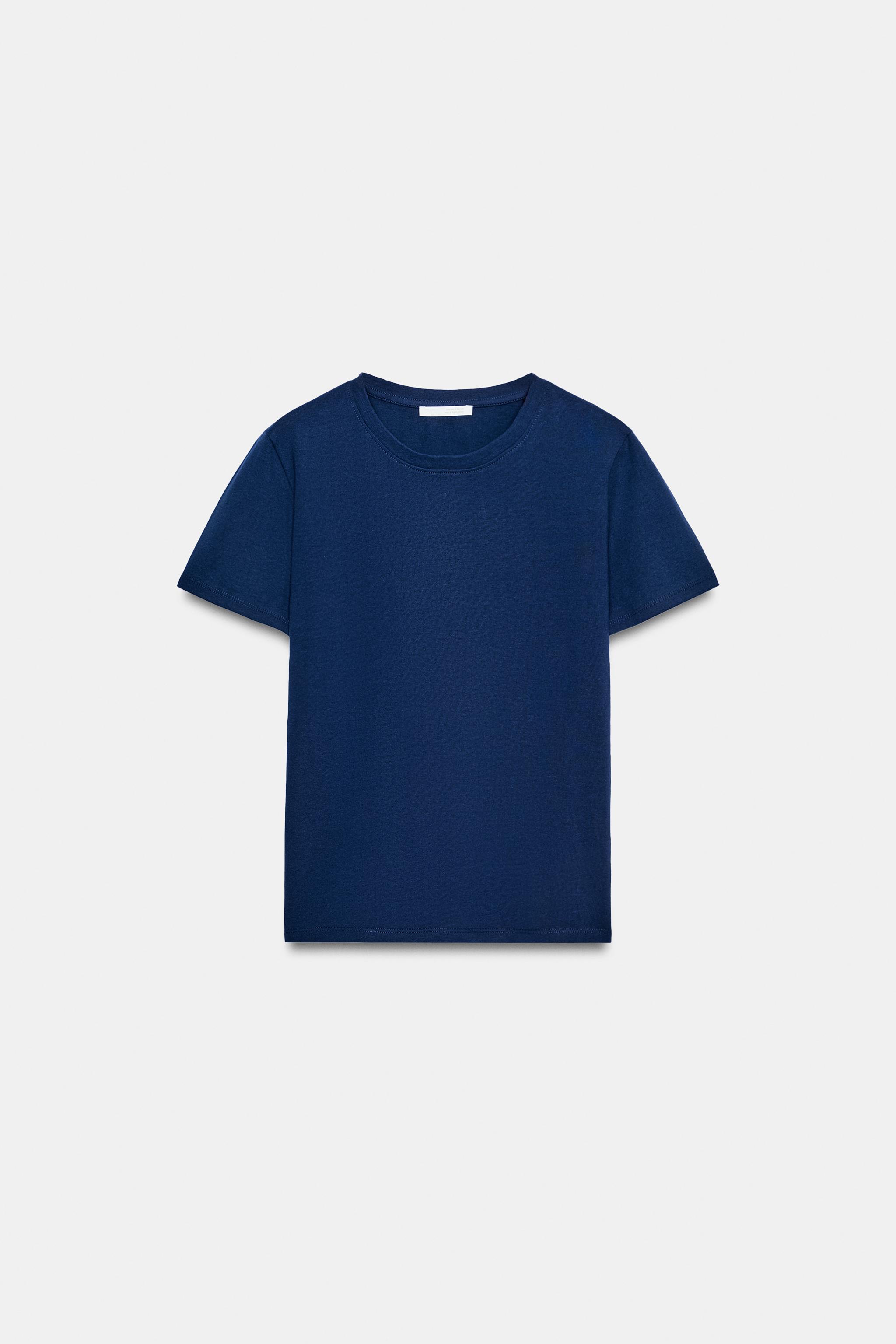RUSTİK PAMUKLU T-SHIRT - Görsel 5