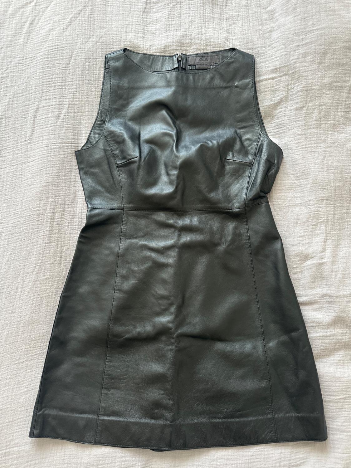 LEATHER SHORT DRESS 100% ZW COLLECTION