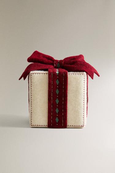 WEIHNACHTSGESCHENK MIT LICHT, MITTELGROSS - Cremefarben von Zara - Bild 0