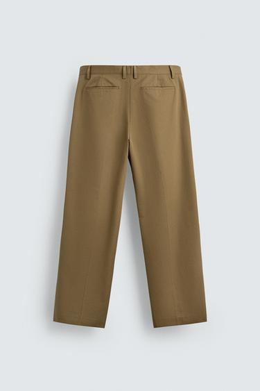 PANTALON DE COSTUME À PLIS ÉDITION LIMITÉE - Marron clair de Zara - Image 6