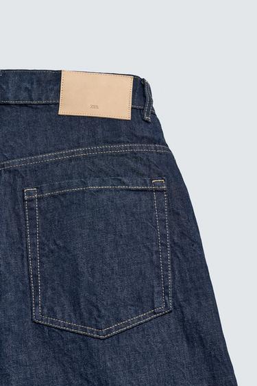 JEAN COUPE BALLON - Indigo de Zara - Image 10