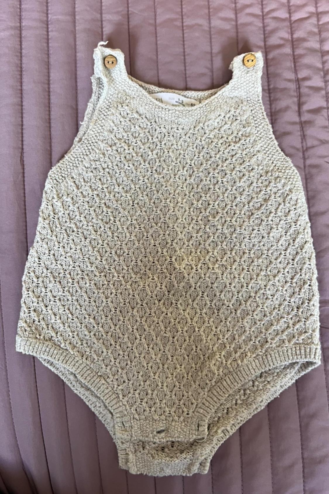 TEXTURED ROMPER