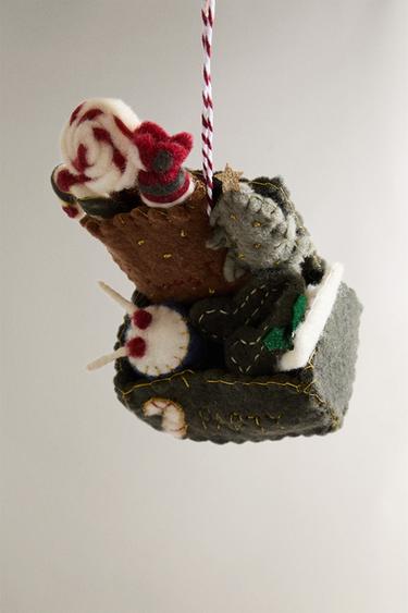 FELT GAME BOX CHRISTMAS TREE DECORATION - Multicoloured by Zara - Image 1