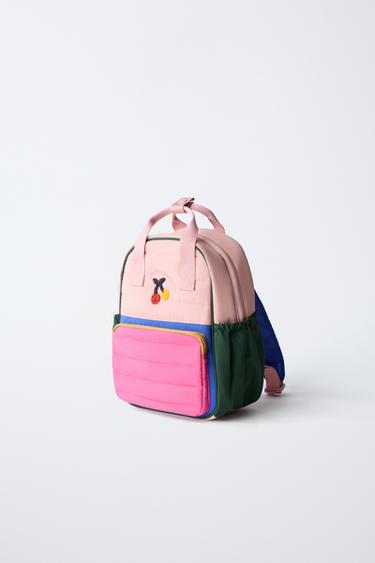 SAC À DOS MULTICOLORE CERISES - Rose de Zara - Image 1