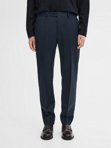 Zara 100% wool suit trousers - Navy blue