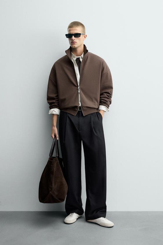 NEOPRENE EFFECT LABEL JACKET