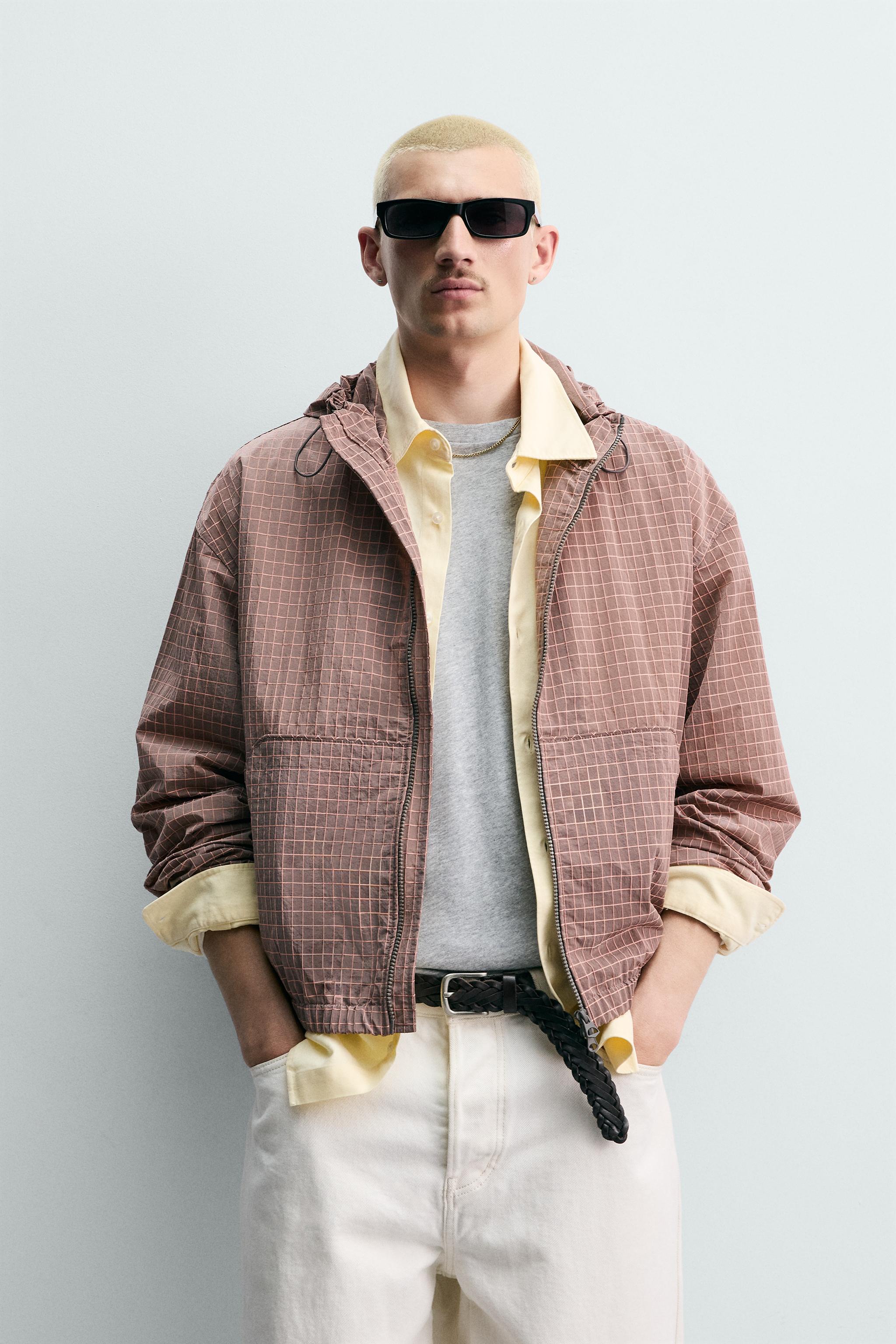 TECHNICAL TEXTURED JACKET - Taupe grey | ZARA Turkey