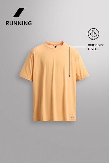 T-SHIRT DE RUNNING À MANCHES COURTES - Orange de Zara - Image 6