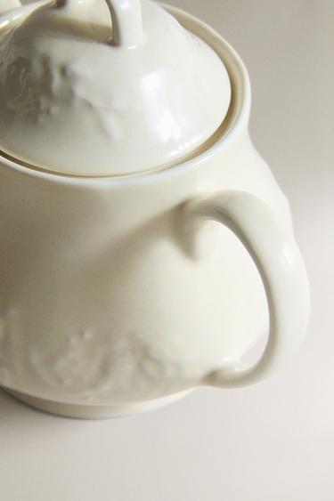 SUCRIER EN PORCELAINE MOTIF RAISINS - Crème de Zara - Image 3