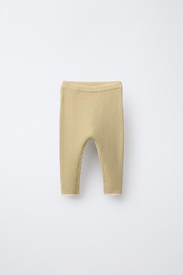 PANTALÓN VIVOS CONTRASTE - Verde Oliva de Zara