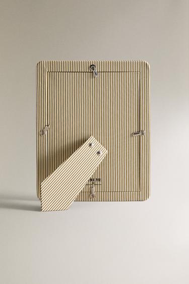 CADRE PHOTO ENFANT RAYURES GRAND - Vert de Zara - Image 3