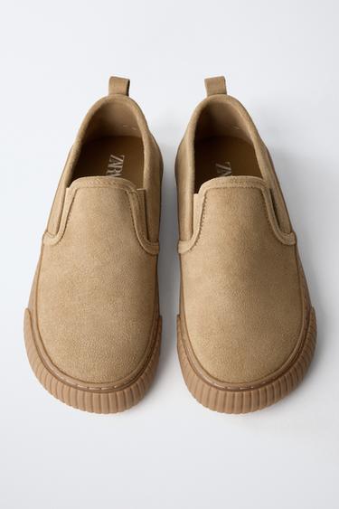TENNIS OU BASKET EN CUIR BAREFOOT - Marron de Zara - Image 8