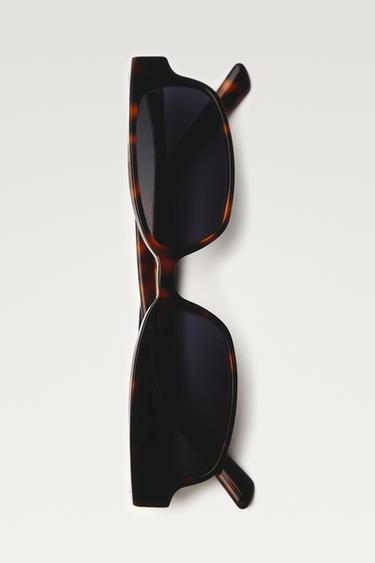 Tortoiseshell-effect sunglasses — Caramel 1