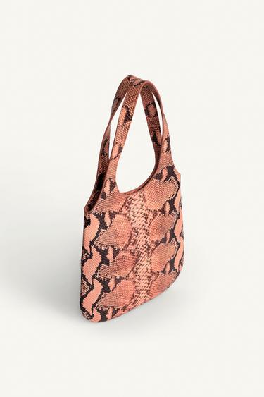 LIMITED EDITION EMBOSSED LEATHER MINI TOTE - 1-611 by Zara - Image 2