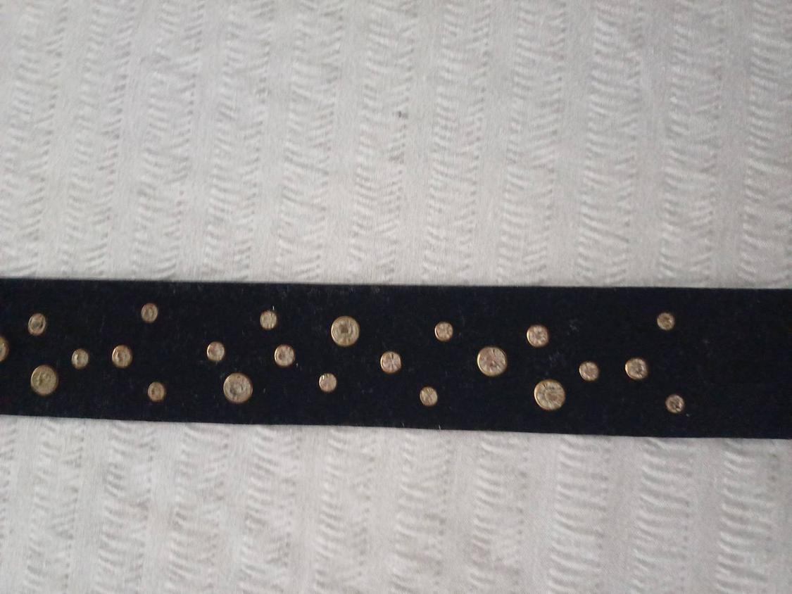 BEJEWELLED VELVET BELT - Image 4