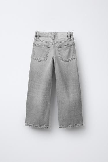 WIDE-LEG JEANS - Grey by Zara - Image 1