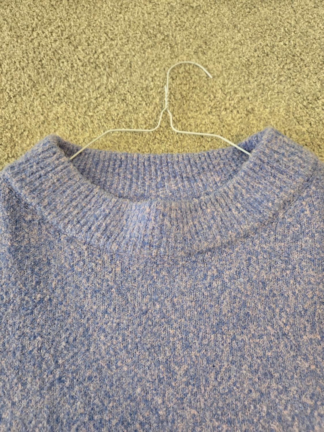 BLOCK COLOR KNIT SWEATER - Image 3
