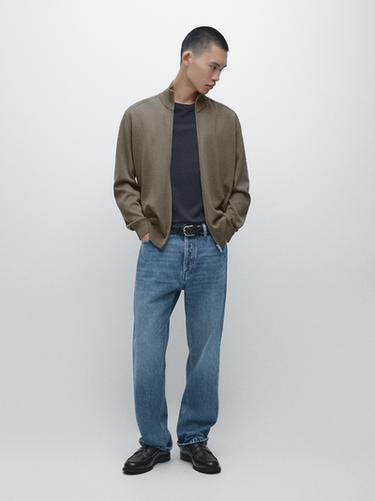 Zara Cotton zip-up knit cardigan - 549