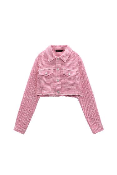 CHAQUETA CROPPED ESTRUCTURA