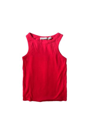 ZARA BASICS PINK HIGH NECK TANK