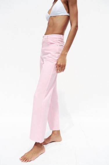 JEAN Z1975 DROIT À TAILLE HAUTE - Rose de Zara - Image 3