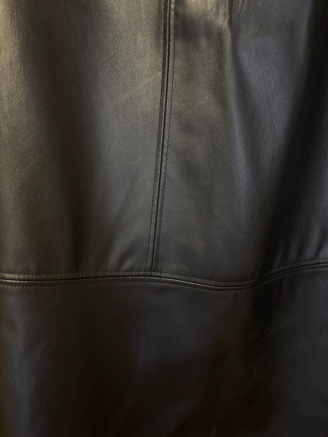 FAUX LEATHER LAYERED SKIRT - Image 3