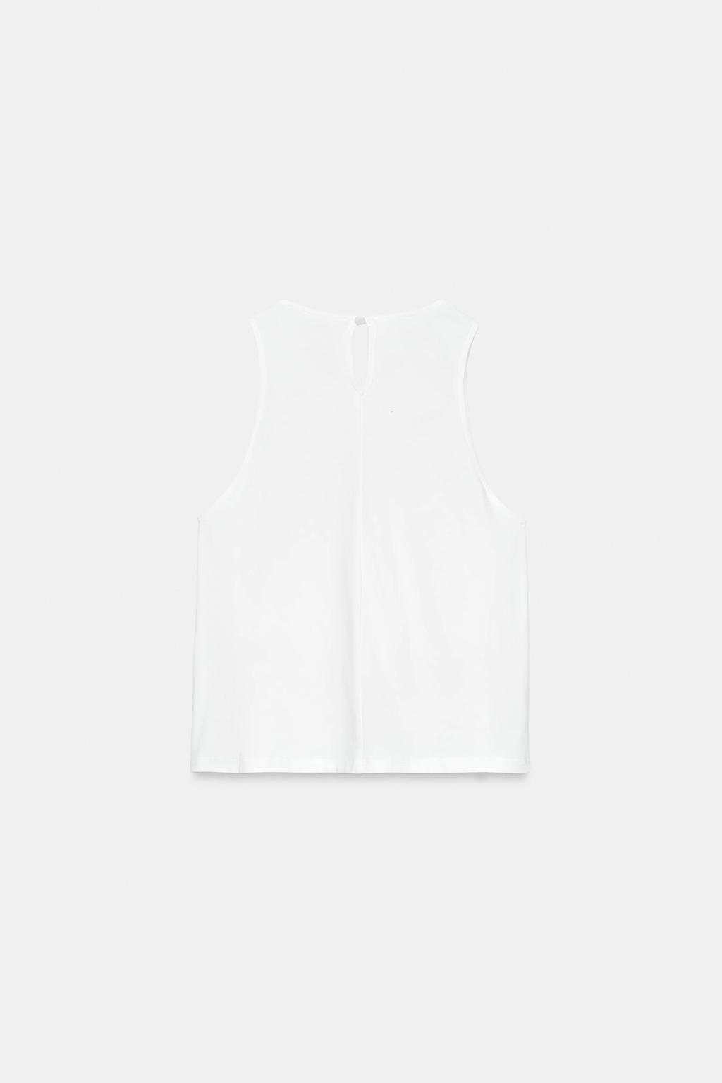 SLEEVELESS LACE TOP - image 2