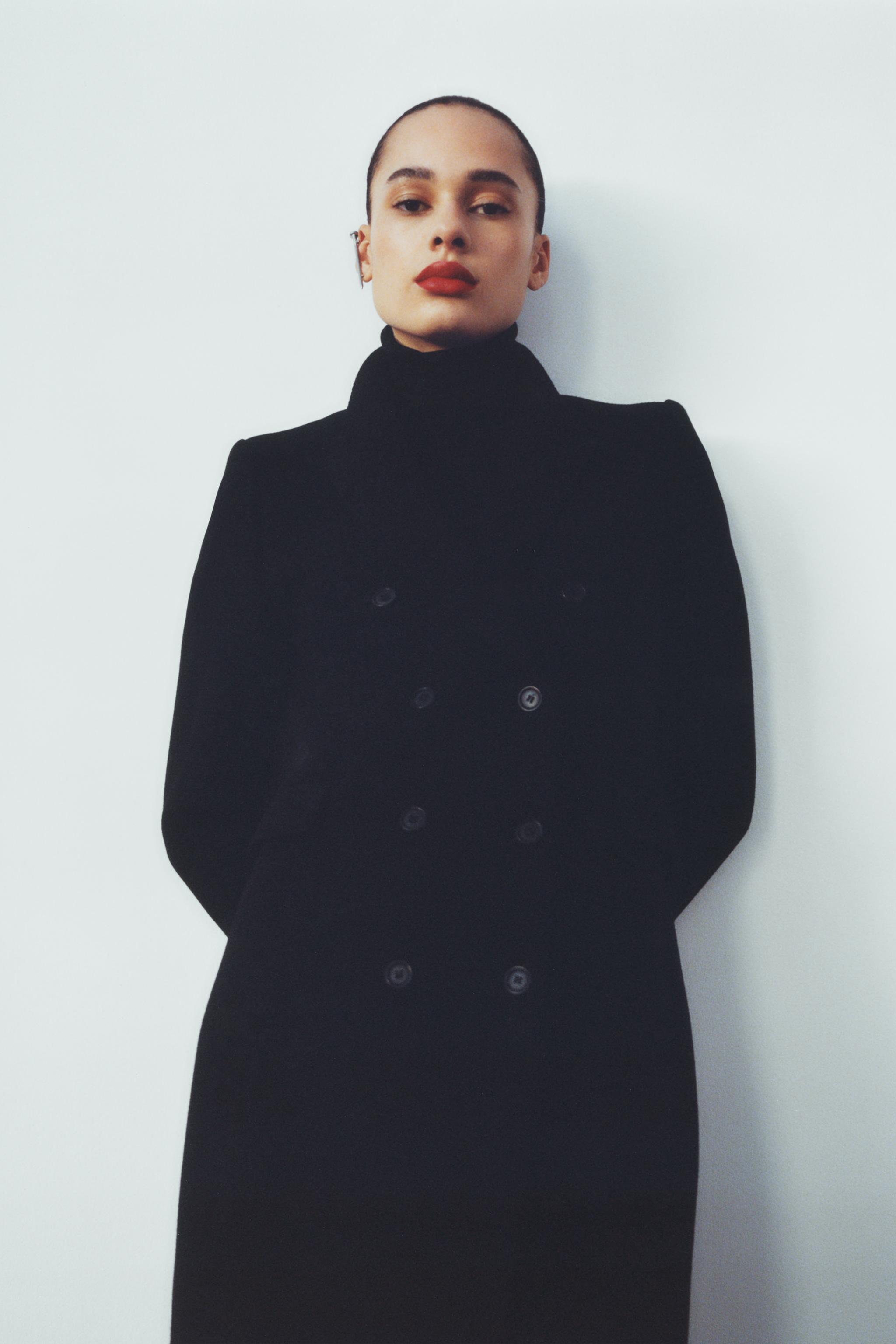 MANTECO WOOL COAT ZW COLLECTION - Black | ZARA United States