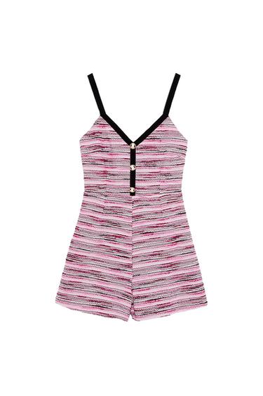 TEXTURED WEAVE JUMPSUIT