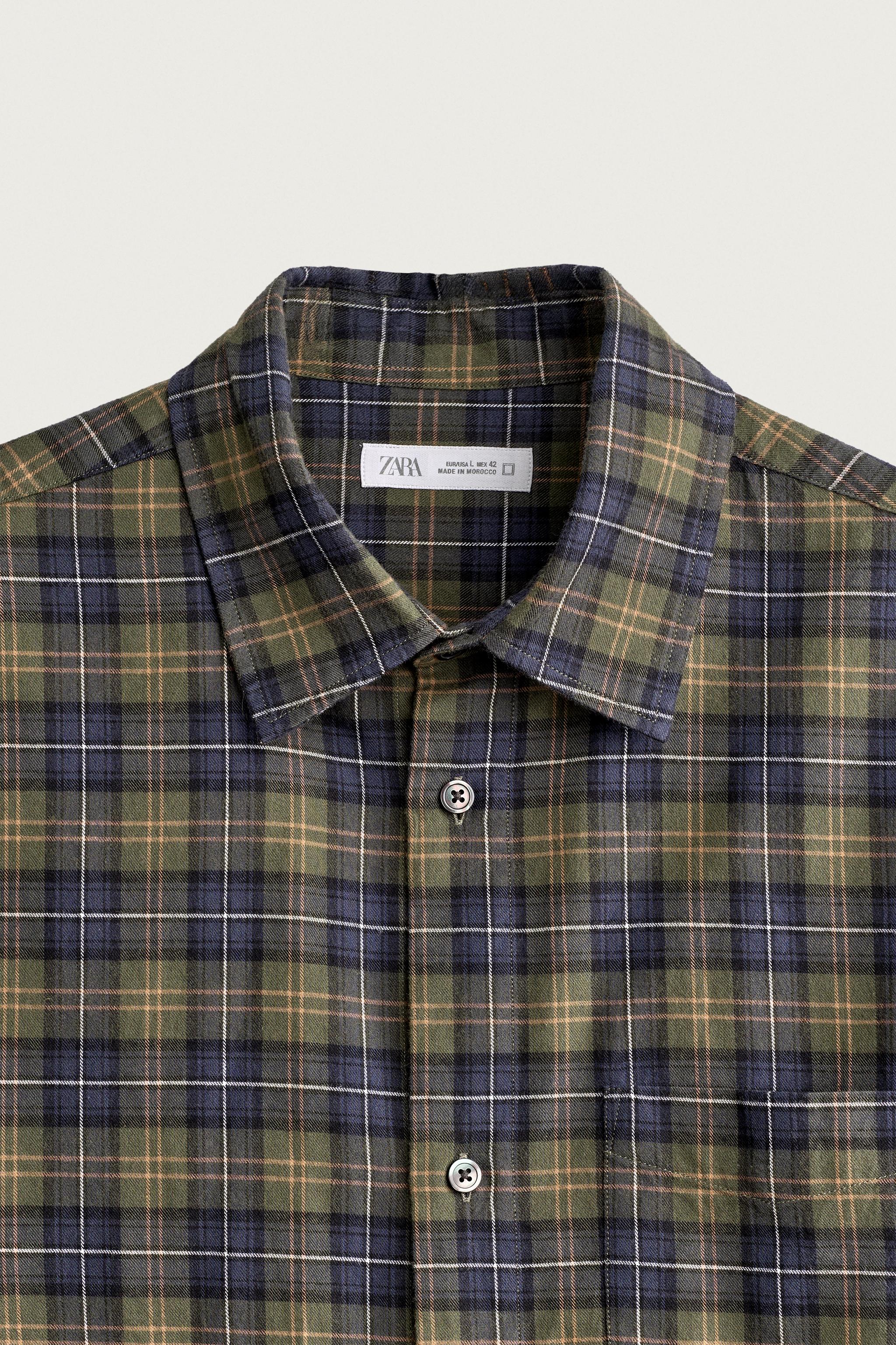 CHEMISE EN FLANELLE À CARREAUX