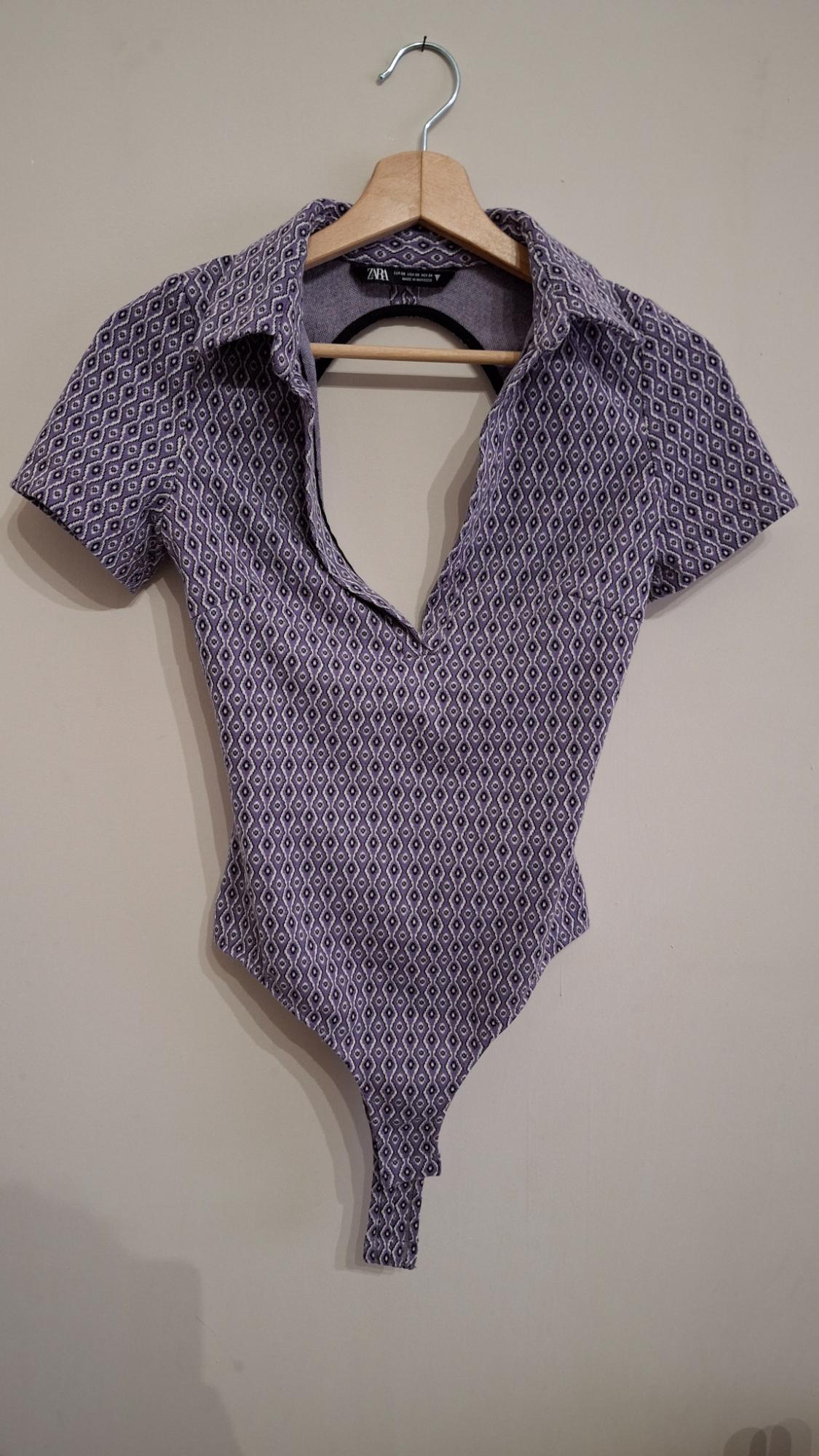 GEOMETRIC PRINT BODYSUIT - Image 3