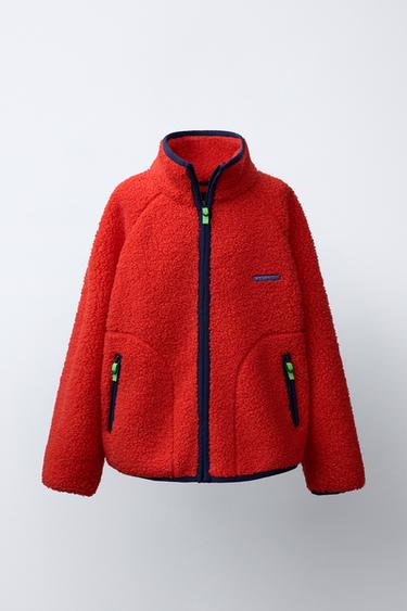 Zara FLEECE JACKET - Red
