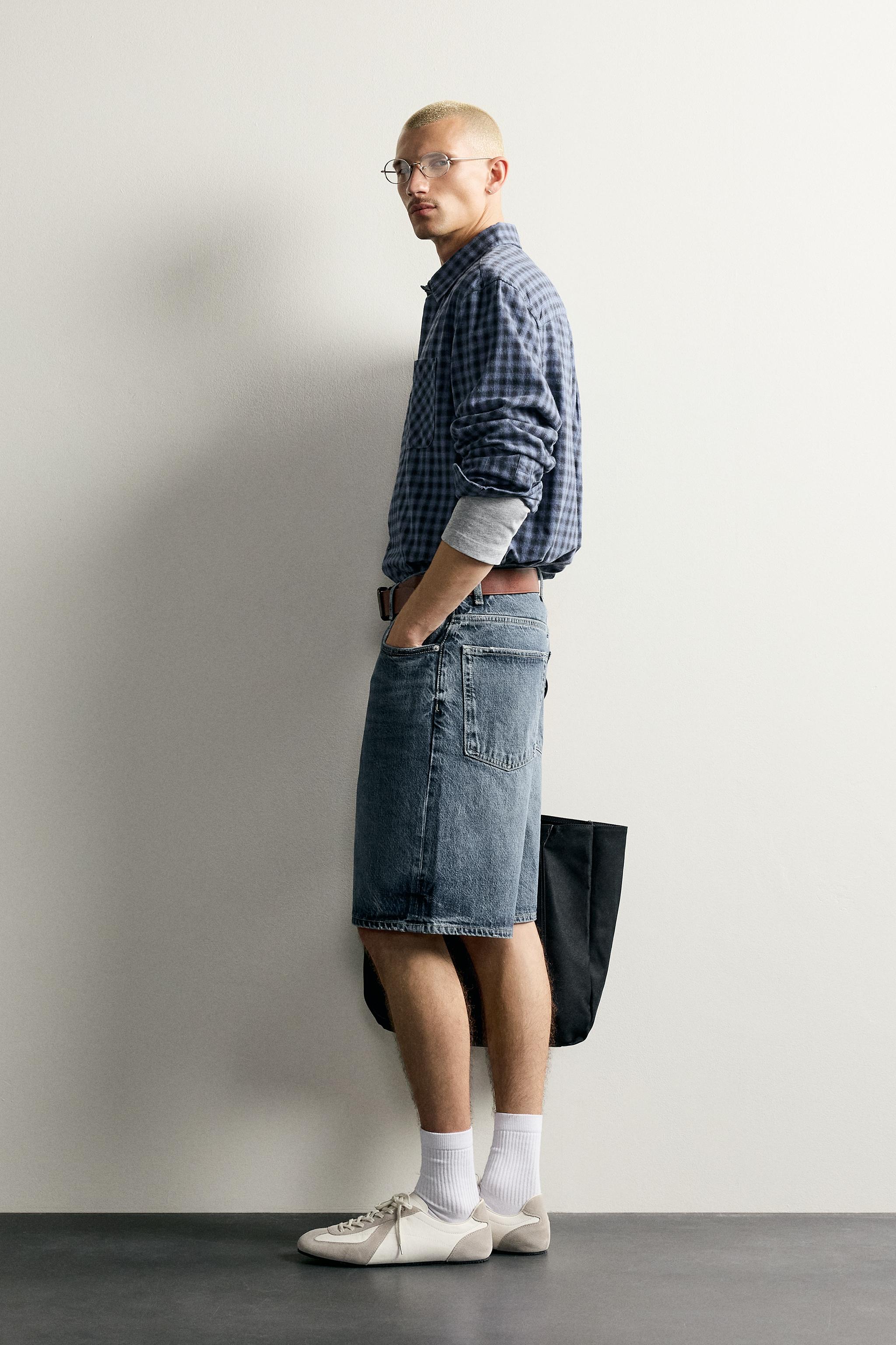 BERMUDA EN JEAN RELAXED FIT