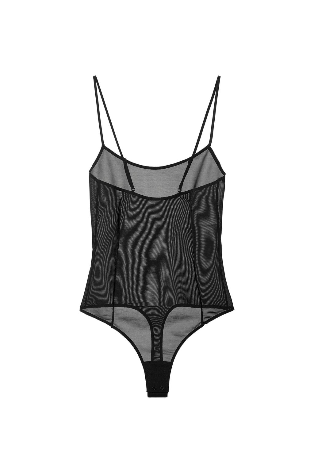 STRAPPY BODYSUIT WITH POLYAMIDE - image 3