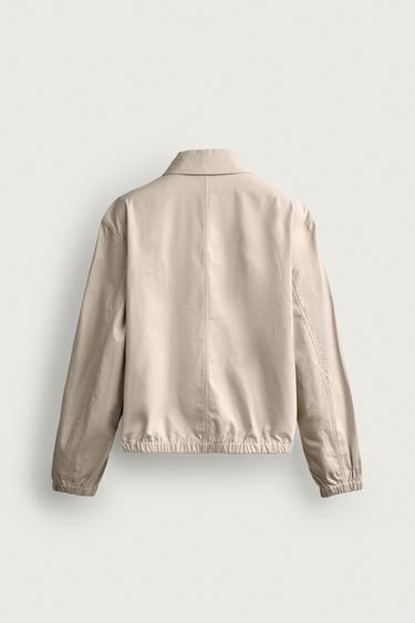 LIGHTWEIGHT COTTON-LYOCELL JACKET — Sand 2